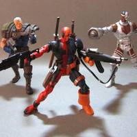 Composite Deadpool/Deathstroke or “Compounded-Pool” (Amalgam) Custom Action Figure