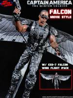Falcon (Sam Wilson), Movie Style (Marvel Legends) Custom Action Figure