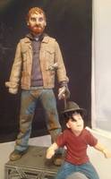 Rick and Carl Grimes (Walking Dead) Custom Action Figure