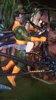 Doc Ock Vs Spidergirl (Marvel Legends) Custom Diorama / Playset