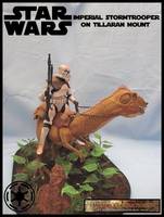 Imperial Trooper on Tillaran Mount (Star Wars) Custom Diorama / Playset