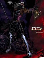 Gambit as Death V4 (Marvel Universe) Custom Action Figure