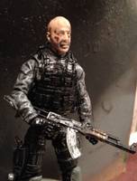 Mr.Church(Bruce Willis) (Expendables) Custom Action Figure