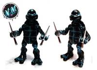 TMNT Adventures Stump Wrestling Black Costume Raphael (Teenage Mutant Ninja Turtles) Custom Action Figure