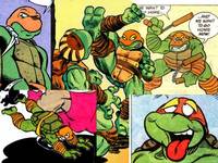 TMNT Adventures Stump Wrestling Michelangelo (Teenage Mutant Ninja Turtles) Custom Action Figure