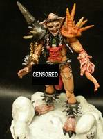 "This Toliet Earth" Oderus Urungus (Gwar) Custom Action Figure