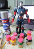 Iron Patriot Repaint (Iron Man 2) Custom Statue / Bust