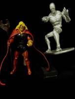 Silver Surfer and Adam Warlock (Marvel Legends) Custom Action Figure