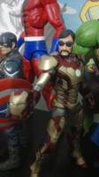 Tony Stark Head for Select (Marvel Select) Custom Action Figure