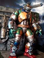 Teenage Mutant Street Fighter Turtles...Mecha-Head Zangief (Teenage Mutant Ninja Turtles) Custom Action Figure