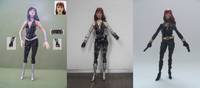 Symbiote Black Widow (Avengers) Custom Action Figure