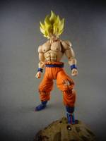 S.H Figuarts Battle Damaged Goku (Dragonball Z) Custom Action Figure
