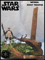 Scout Trooper (Star Wars) Custom Diorama / Playset