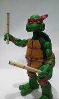 Eskrima Stick Fighting Raphael (Teenage Mutant Ninja Turtles) Custom Action Figure