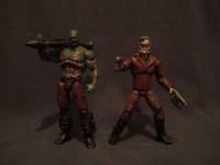 GOTG Movie Starlord & Drax - 4 Inch (Guardians of the Galaxy) Custom Action Figure