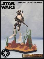 Imperial Aqua Trooper (Star Wars) Custom Diorama / Playset
