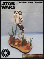 Imperial Aqua Trooper (Star Wars) Custom Diorama / Playset