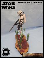 Imperial Aqua Trooper (Star Wars) Custom Diorama / Playset
