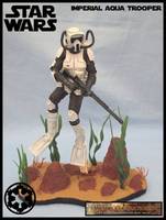 Imperial Aqua Trooper (Star Wars) Custom Diorama / Playset