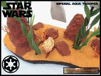 Imperial Aqua Trooper (Star Wars) Custom Diorama / Playset