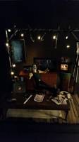 The Jokers Office + Joker Figure (Batman - Arkham Origins) Custom Diorama / Playset