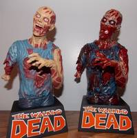 Walking Dead Zombie Coin Bank (Walking Dead) Custom Statue / Bust