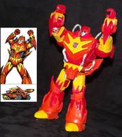 Flame (Marvel UK) (Transformers) Custom Action Figure
