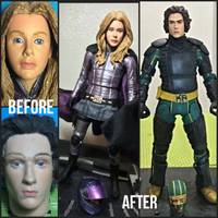 Kick Ass and Hit Girl (Kick-Ass) Custom Action Figure