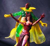Cake Toppers: Vision & Wanda (Marvel Legends) Custom Action Figure