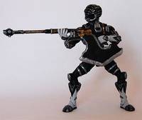 Megaforce Armored Black Ranger (Power Rangers) Custom Action Figure