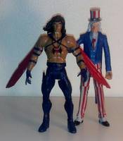 BLACK CONDOR II Ryan Kendall Freedom Fighters & JLA Member (DC Universe) Custom Action Figure