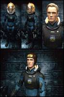 Prometheus David 8 ( with Light ) (Aliens) Custom Action Figure