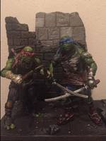 TMNT Leo and Mikey (Teenage Mutant Ninja Turtles) Custom Action Figure