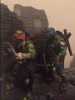 TMNT Leo and Mikey (Teenage Mutant Ninja Turtles) Custom Action Figure