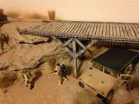G.I. Joe Desert Bridge Diorama (in Progress) (G.I. Joe 30th Anniversary) Custom Diorama / Playset