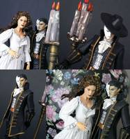 Cake Toppers: Phantom & Christine (Movie Maniacs) Custom Action Figure