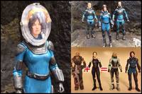 Elizabeth Shaw / Prometheus (Aliens) Custom Action Figure