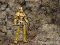 3D Printed Female Androwarden (Original) Custom Action Figure