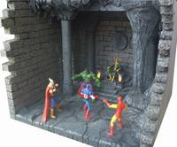 Loky´S Undermountain Hall (Marvel Universe) Custom Diorama / Playset