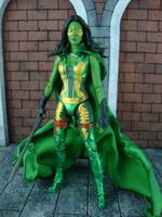 Comic Style Movie Gamora (Marvel Legends) Custom Action Figure