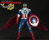 Captain America Falcon Sam Wilson (Marvel) Custom Action Figure