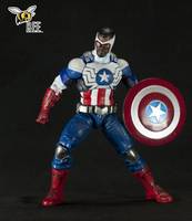 Captain America Falcon Sam Wilson (Marvel) Custom Action Figure