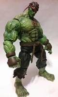 Marvelous Street Fighters- Indestructible Evil "Hulk" Ryu (Street Fighter) Custom Action Figure