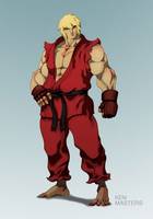 Ken Masters- Street Fighter (Street Fighter) Custom Action Figure