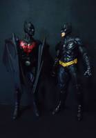 Batman TDK Batman beyond (Upgrade) Added Jet Gliider (Dark Knight) Custom Action Figure