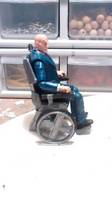 Professor Xavier´S Wheelchair (Marvel Universe) Custom Diorama / Playset