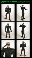 MGS4 Old Snake (Metal Gear Solid) Custom Action Figure