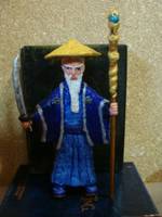 Pallando Blue Wizard of the East Figurine (Lord of the Rings) Custom Miniature / Figurine