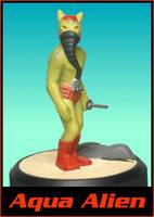 Aqua Alien (Self Customs) Custom Miniature / Figurine