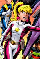 SATURN GIRL Imra Ardeen Legion of Super-Heroes (DC Universe) Custom Action Figure
